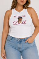 Marviano-Boop Doll Crop Tank