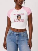 Marviano-Boop Doll Crop Tee